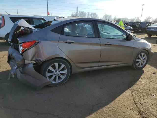 KMHCU4AE6EU601573 - 2014 HYUNDAI ACCENT GLS SILVER photo 3