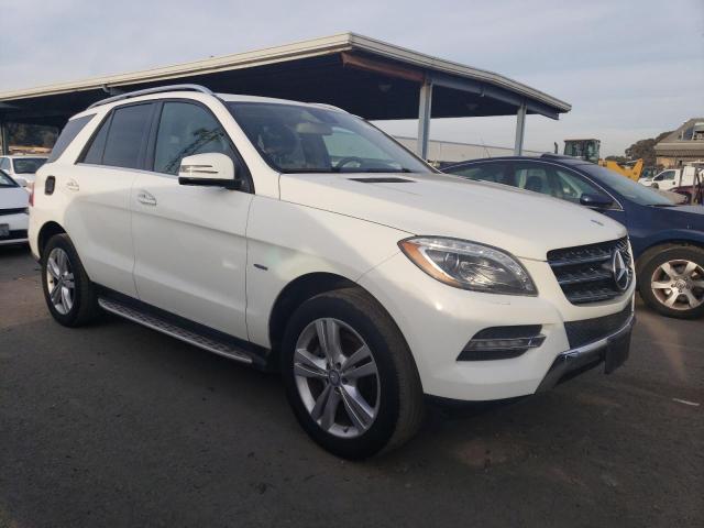 4JGDA5HB8CA072155 - 2012 MERCEDES-BENZ ML 350 4MATIC WHITE photo 4