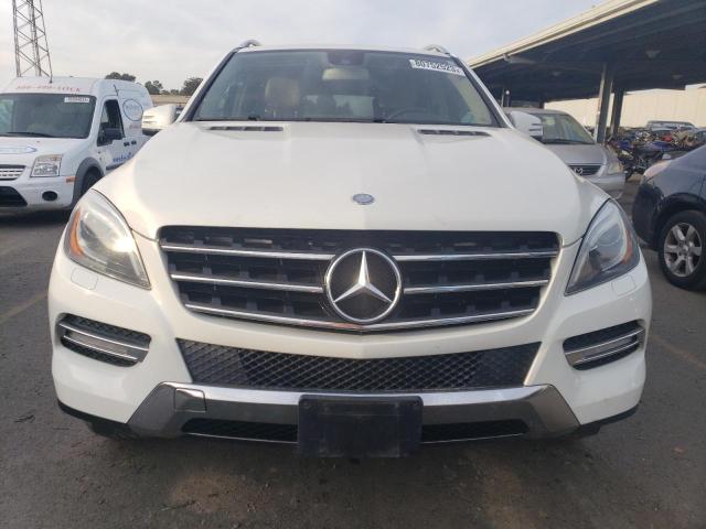 4JGDA5HB8CA072155 - 2012 MERCEDES-BENZ ML 350 4MATIC WHITE photo 5