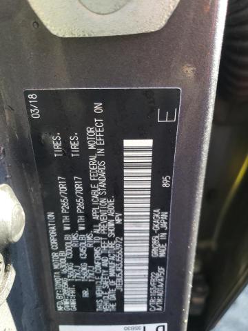 JTEBU5JR3J5563972 - 2018 TOYOTA 4RUNNER SR5/SR5 PREMIUM ნაცრისფერი ფოტო 13