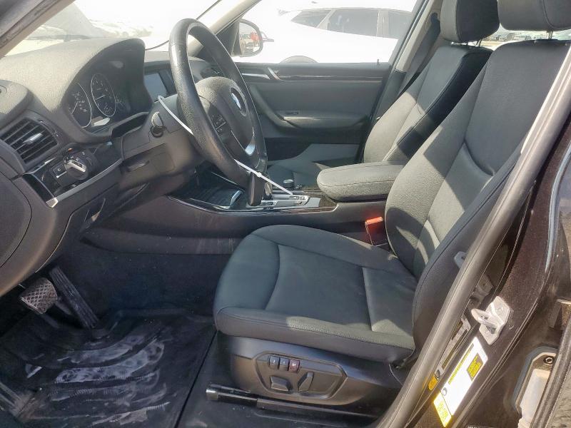 5UXWZ7C36H0X41410 - 2017 BMW X3 SDRIVE28I BLACK photo 7