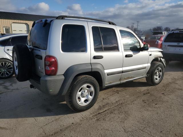 1J4GL48K77W643918 - 2007 JEEP LIBERTY SPORT SILVER photo 3