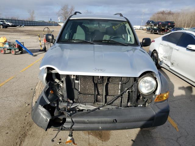 1J4GL48K77W643918 - 2007 JEEP LIBERTY SPORT SILVER photo 5