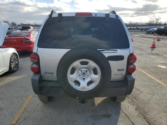 1J4GL48K77W643918 - 2007 JEEP LIBERTY SPORT SILVER photo 6