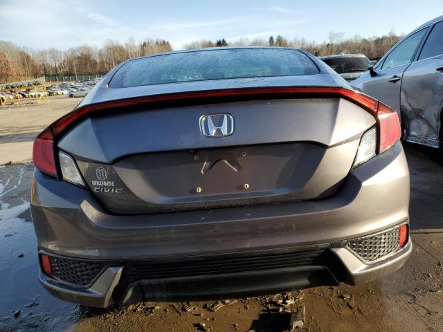 2HGFC4B07GH315519 - 2016 HONDA CIVIC LX GRAY photo 6