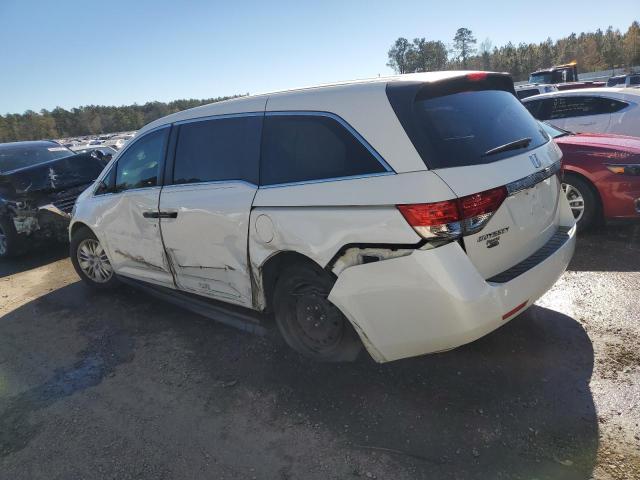 5FNRL5H21FB111085 - 2015 HONDA ODYSSEY LX WHITE photo 2