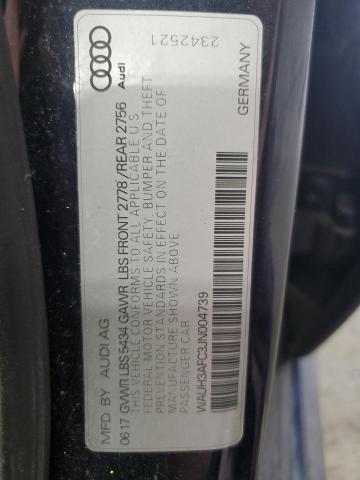 WAUH3AFC3JN004739 - 2018 AUDI A6 PRESTIGE Կապույտ լուսանկար 12