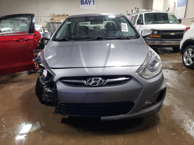 KMHCT4AE2EU764367 - 2014 HYUNDAI ACCENT GLS GRAY photo 5