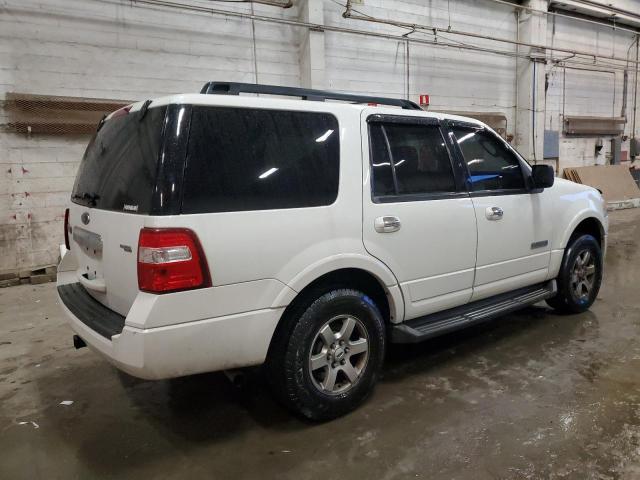 1FMFU16598LA42468 - 2008 FORD EXPEDITION XLT WHITE photo 3