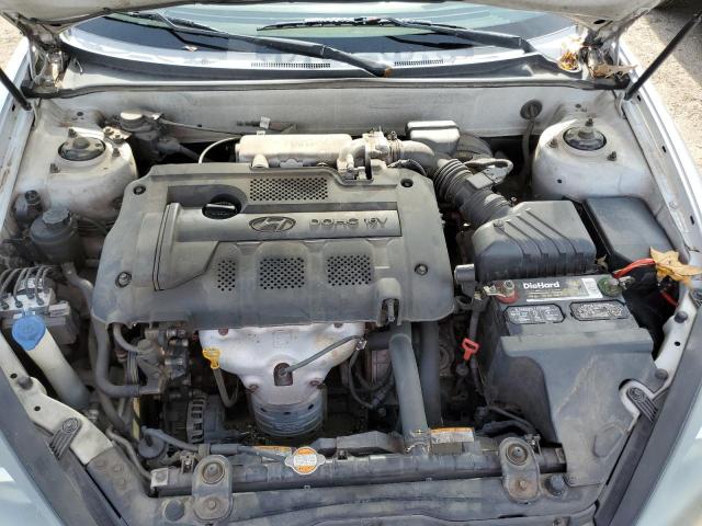 KMHHM66D38U294420 - 2008 HYUNDAI TIBURON GS SILVER photo 11