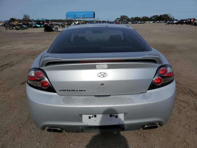 KMHHM66D38U294420 - 2008 HYUNDAI TIBURON GS SILVER photo 6