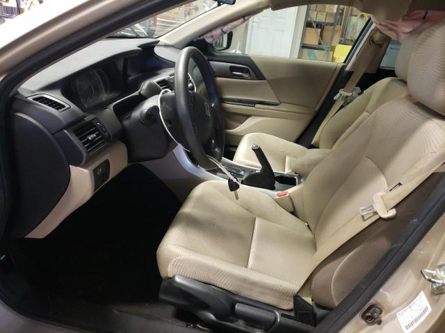 1HGCR2F35FA117688 - 2015 HONDA ACCORD LX GOLD photo 7