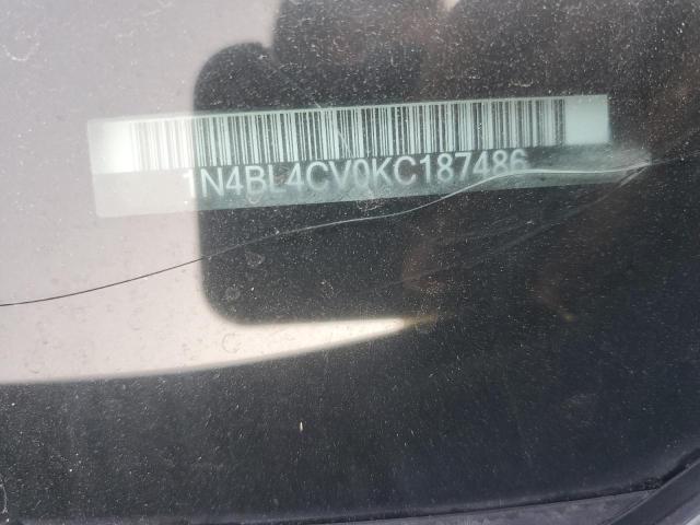 1N4BL4CV0KC187486 - 2019 NISSAN ALTIMA SR 灰色 照片 13