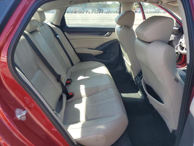 1HGCV1F58MA100789 - 2021 HONDA ACCORD EXL RED photo 10