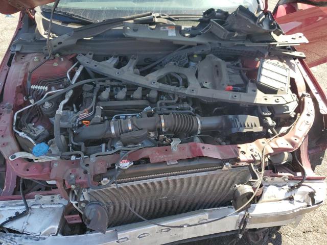 1HGCV1F58MA100789 - 2021 HONDA ACCORD EXL RED photo 11