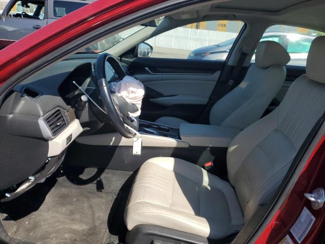 1HGCV1F58MA100789 - 2021 HONDA ACCORD EXL RED photo 7