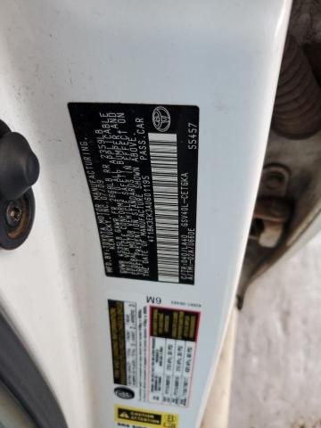 4T1BK3EK3AU601195 - 2010 TOYOTA CAMRY SE 白色 照片 12