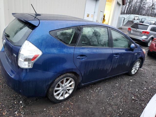 JTDZN3EU2EJ006695 - 2014 TOYOTA PRIUS V BLUE photo 3