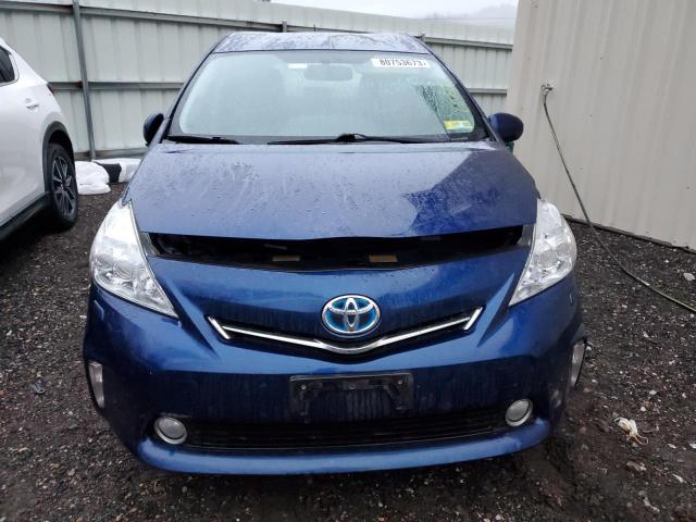 JTDZN3EU2EJ006695 - 2014 TOYOTA PRIUS V BLUE photo 5