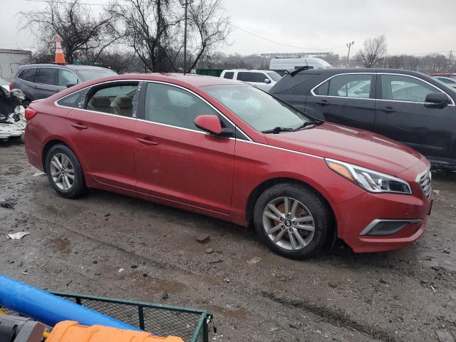 5NPE24AF4GH340310 - 2016 HYUNDAI SONATA SE RED photo 4