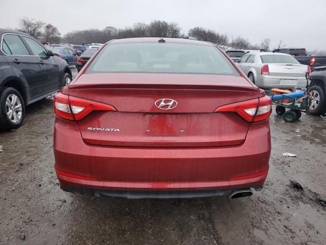 5NPE24AF4GH340310 - 2016 HYUNDAI SONATA SE RED photo 6