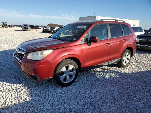 JF2SJAJC1EH487305 - 2014 SUBARU FORESTER 2.5I LIMITED RED photo 1