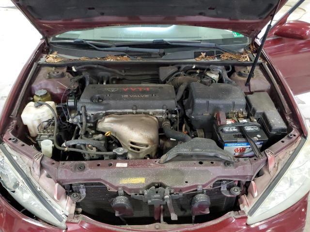 4T1BE32KX5U027602 - 2005 TOYOTA CAMRY LE 勃艮第红 照片 11
