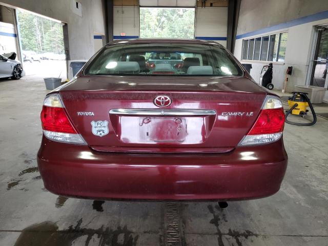 4T1BE32KX5U027602 - 2005 TOYOTA CAMRY LE 勃艮第红 照片 6