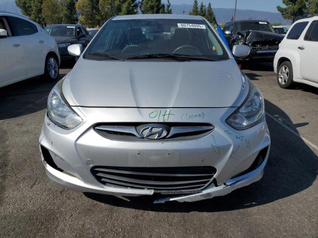 KMHCT4AE8DU480191 - 2013 HYUNDAI ACCENT GLS SILVER photo 5