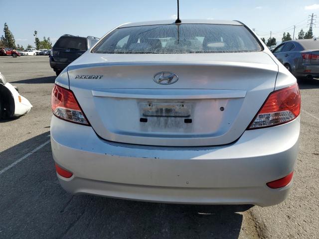 KMHCT4AE8DU480191 - 2013 HYUNDAI ACCENT GLS SILVER photo 6