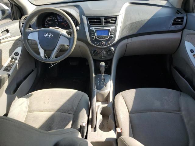 KMHCT4AE8DU480191 - 2013 HYUNDAI ACCENT GLS SILVER photo 8