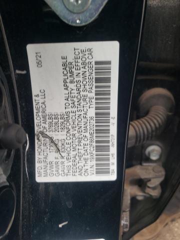 19XFC2F86ME202736 - 2021 HONDA CIVIC SPORT შავი ფოტო 13