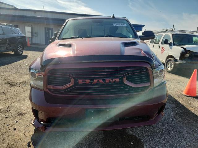 3C6JR7CT6JG152300 - 2018 RAM 1500 SPORT MAROON photo 5