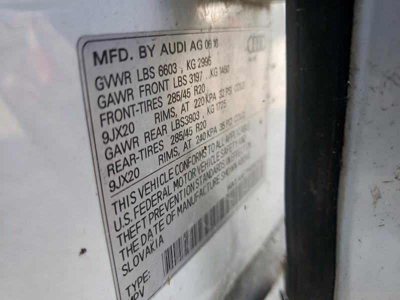 WA1LAAF71HD022933 - 2017 AUDI Q7 PREMIUM PLUS Սպիտակ լուսանկար 14