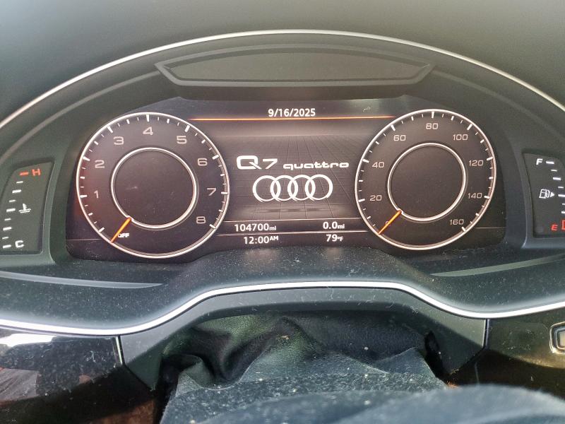 WA1LAAF71HD022933 - 2017 AUDI Q7 PREMIUM PLUS Սպիտակ լուսանկար 9