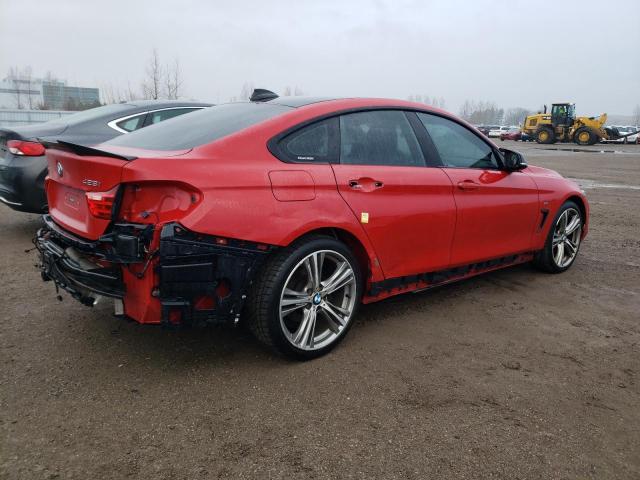 WBA4A7C53FD413155 - 2015 BMW 428 XI GRAN COUPE RED photo 3