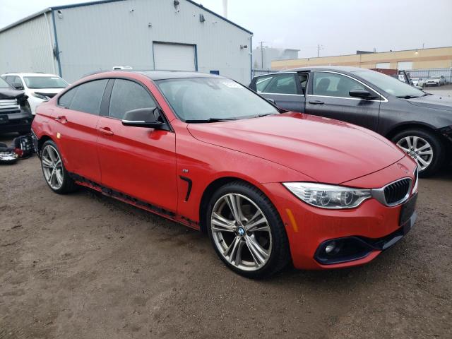 WBA4A7C53FD413155 - 2015 BMW 428 XI GRAN COUPE RED photo 4