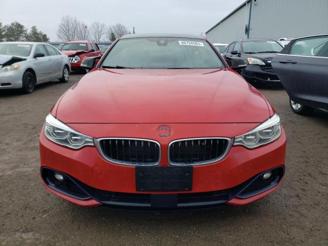 WBA4A7C53FD413155 - 2015 BMW 428 XI GRAN COUPE RED photo 5