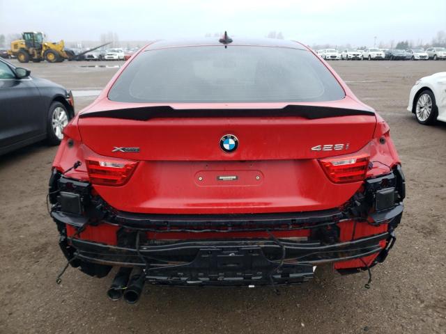WBA4A7C53FD413155 - 2015 BMW 428 XI GRAN COUPE RED photo 6