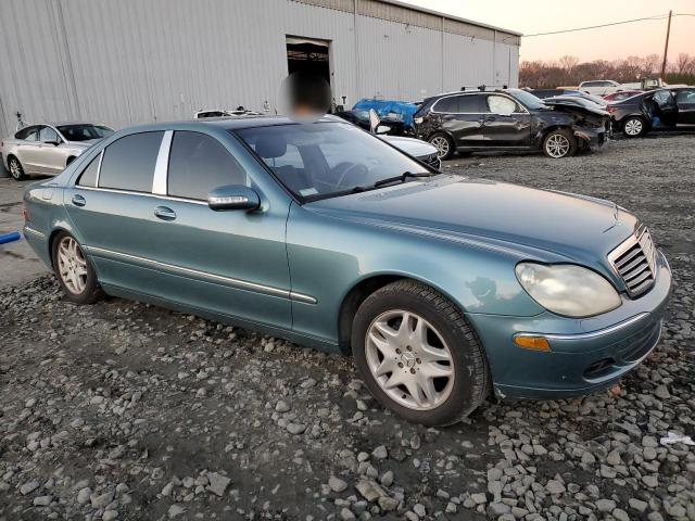 WDBNG75J43A356606 - 2003 MERCEDES-BENZ S 500 TURQUOISE photo 4