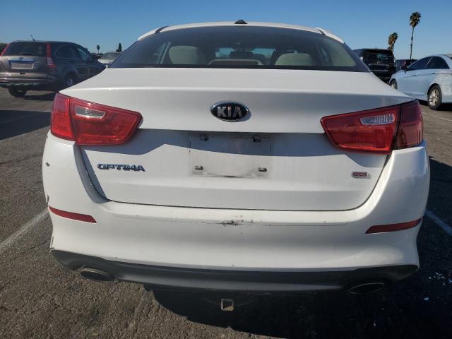 5XXGM4A72EG303356 - 2014 KIA OPTIMA LX WHITE photo 6