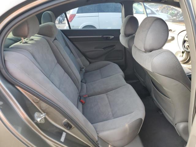 1HGFA16848L107204 - 2008 HONDA CIVIC EX GRAY photo 10