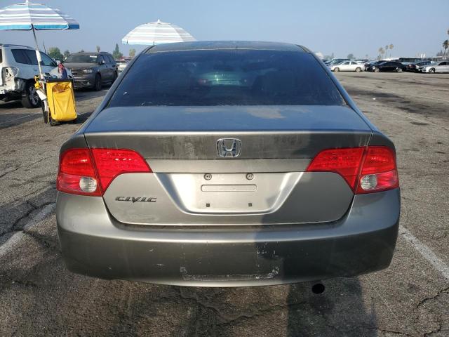 1HGFA16848L107204 - 2008 HONDA CIVIC EX GRAY photo 6