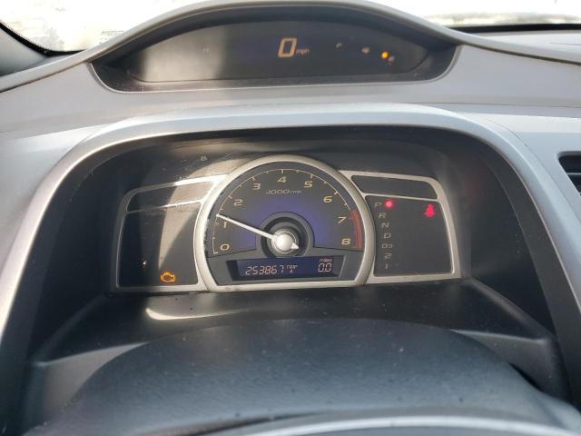 1HGFA16848L107204 - 2008 HONDA CIVIC EX GRAY photo 9