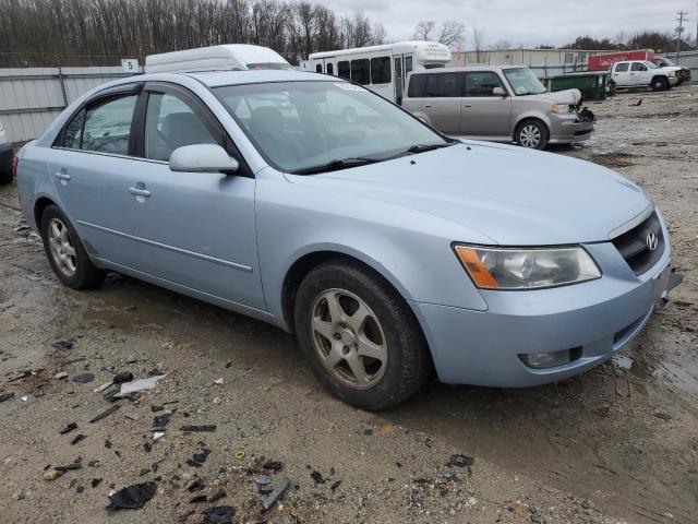 5NPEU46C06H111078 - 2006 HYUNDAI SONATA GLS BLUE photo 4