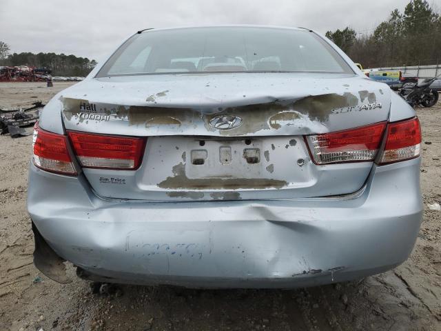 5NPEU46C06H111078 - 2006 HYUNDAI SONATA GLS BLUE photo 6