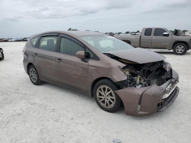 JTDZN3EU3GJ053334 - 2016 TOYOTA PRIUS V BROWN photo 4