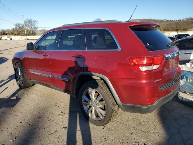 1C4RJEAGXDC632599 - 2013 JEEP GRAND CHER LAREDO RED photo 2