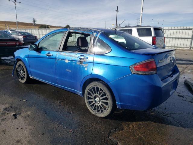 1FAHP3GN0AW168288 - 2010 FORD FOCUS SES BLUE photo 2