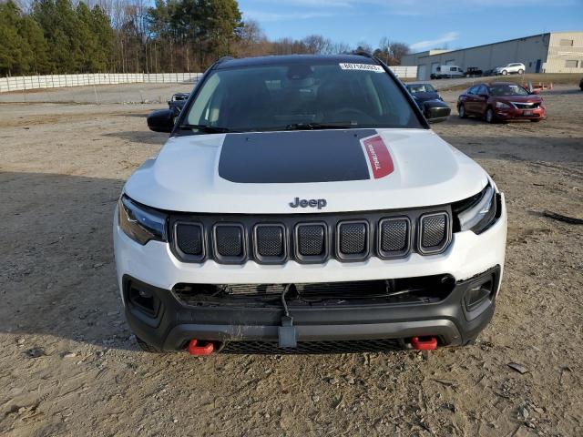 3C4NJDDBXNT193502 - 2022 JEEP COMPASS TRAILHAWK WHITE photo 5